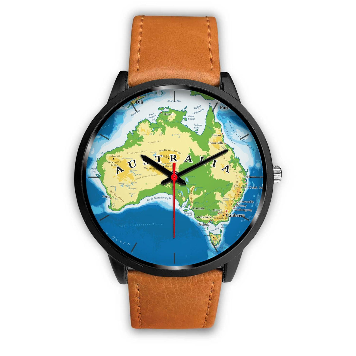 watch-australia-map-watch-unisex