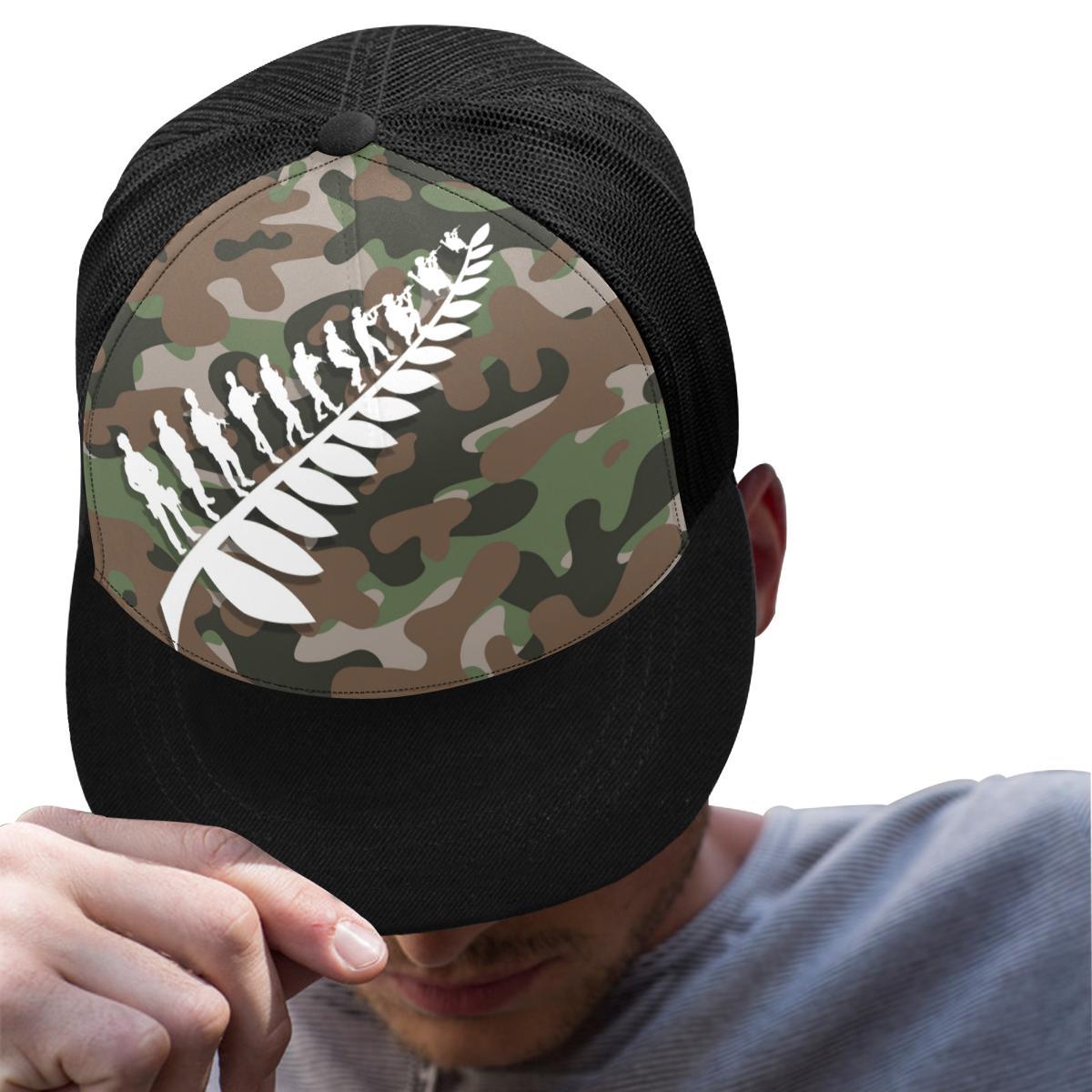 Custom - Lest We Forget Silver Fern Anzac Trucker Hat Personal Signature - Camo - Vibe Hoodie