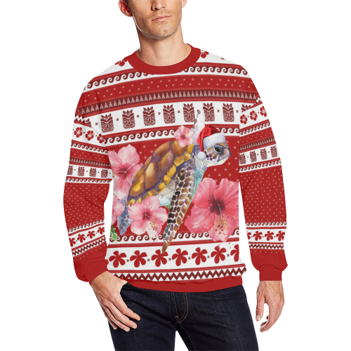 christmas-turtle-and-hibiscus-all-over-sweater