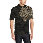 maori-tattoo-style-golden-polo-t-shirt
