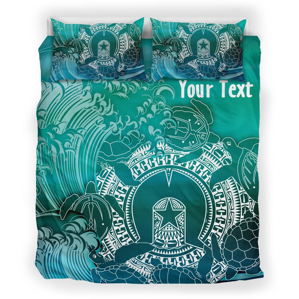 customaboriginal-bedding-set-torres-strait-islands-in-wave