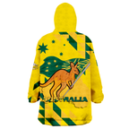 Australia Day Proud To Be Aussie Wearable Blanket Hoodie - LT12