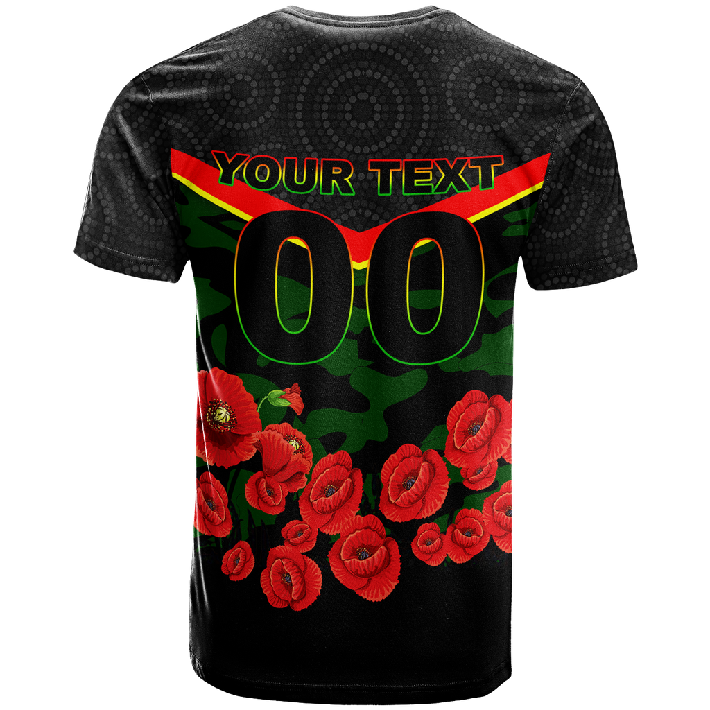 custom-personalised-panthers-anzac-day-t-shirt-indigenous-art