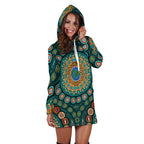 hoodie-dresses-aboriginal-green-dot-painting-with-earth