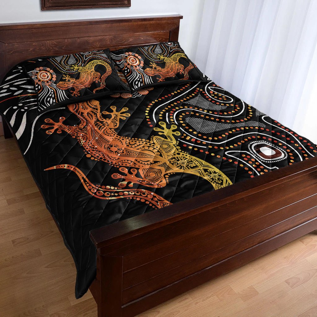 aboriginal-quilt-bed-set-lizard-sunshine