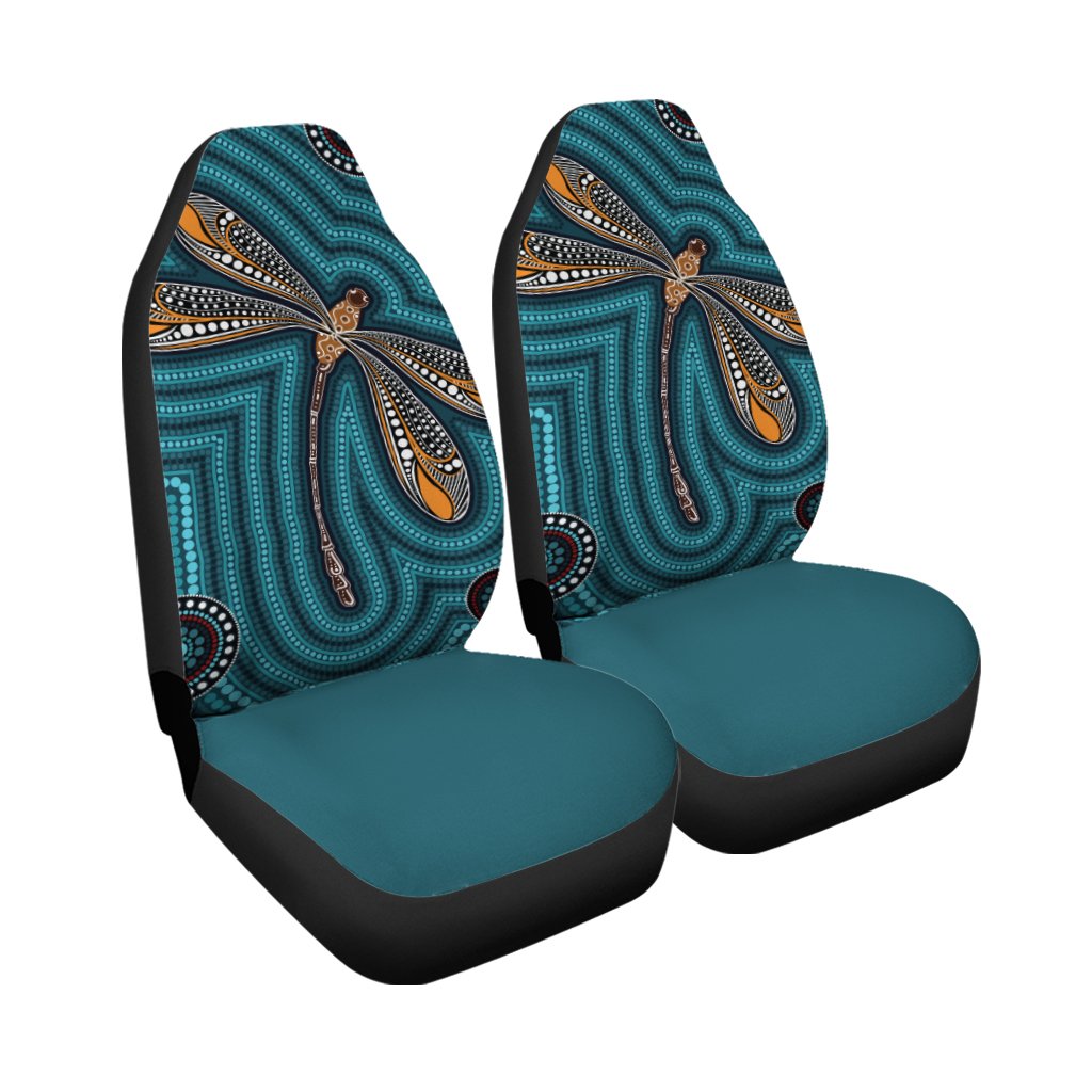 aboriginal-car-seat-covers-indigenous-dragonfly