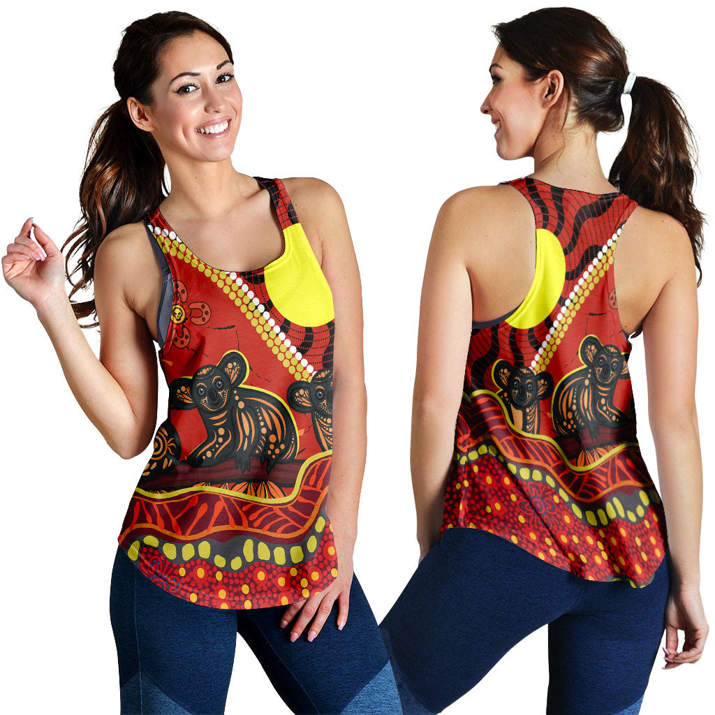 aboriginal-koala-painting-women-tank-top