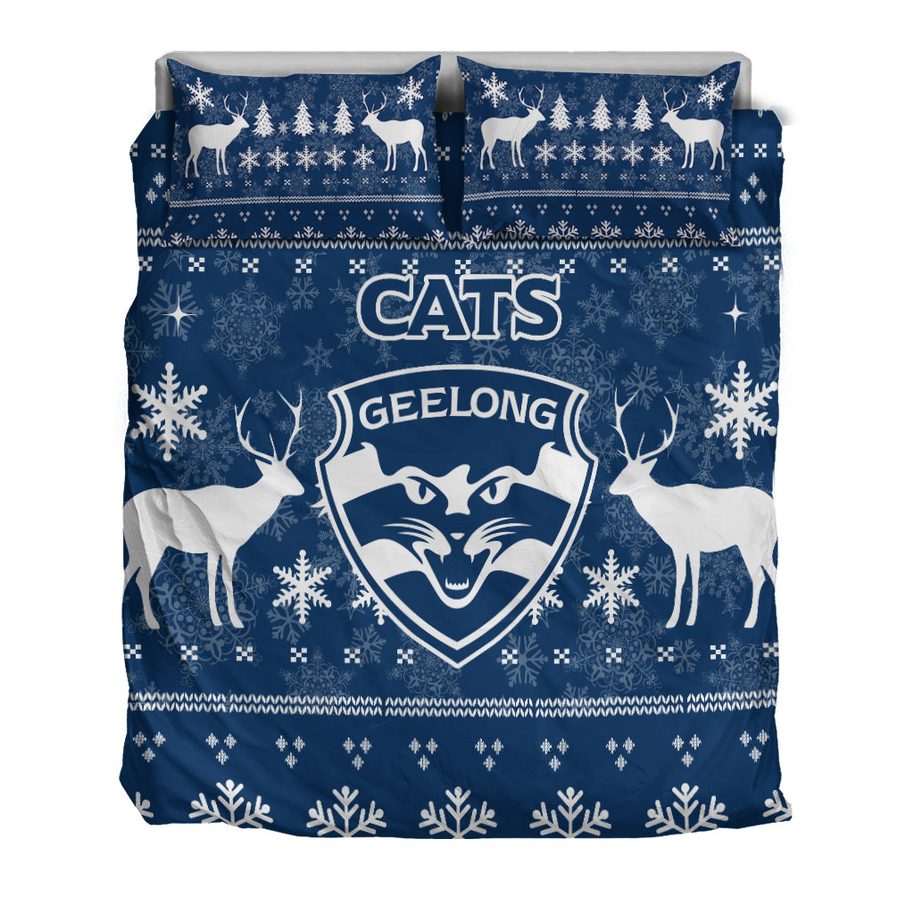 geelong-cats-bedding-set-christmas-ugly-style