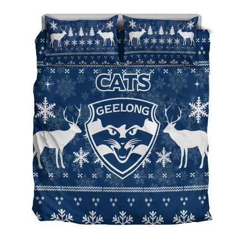 geelong-cats-bedding-set-christmas-ugly-style