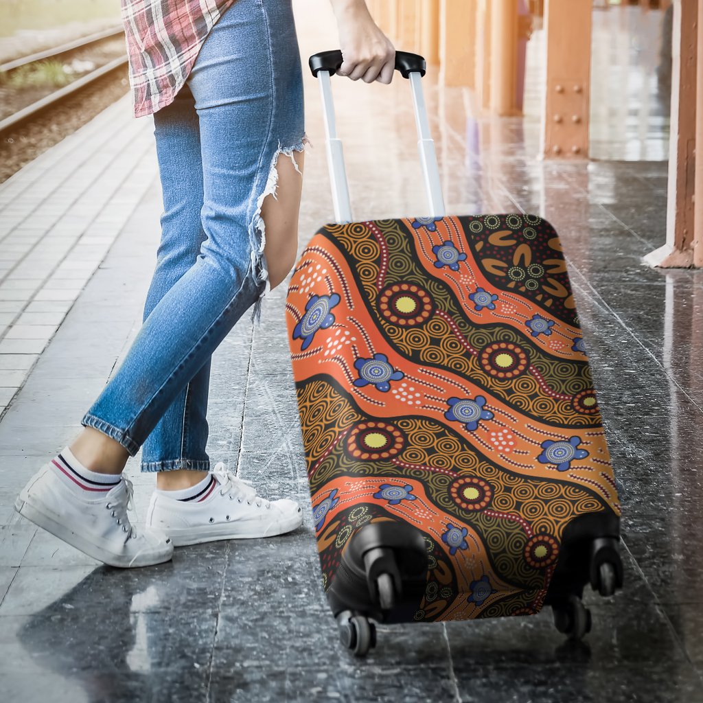 luggage-cover-aboriginal-dot-unique-style-turtle