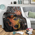 aboriginal-premium-blanket-lizard-sunshine