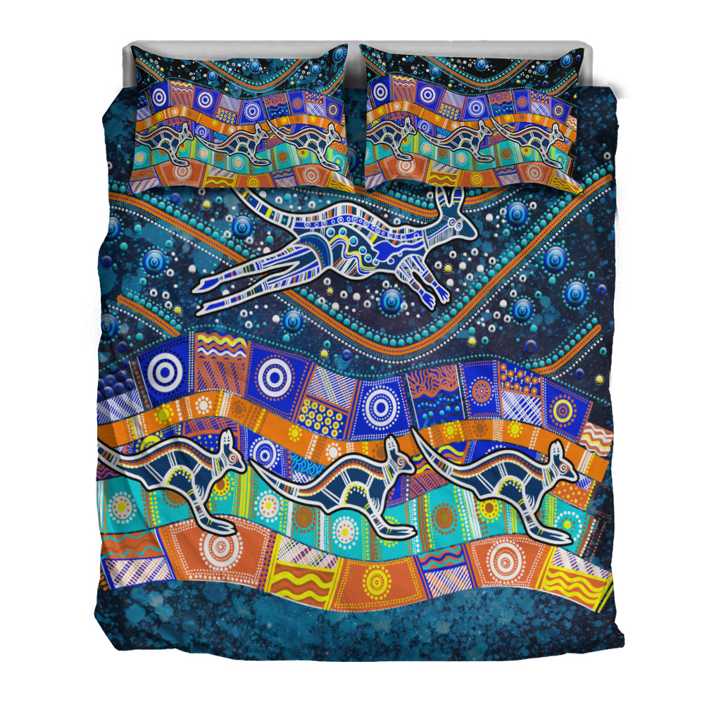 australia-indigenous-bedding-set-dot-painting-art