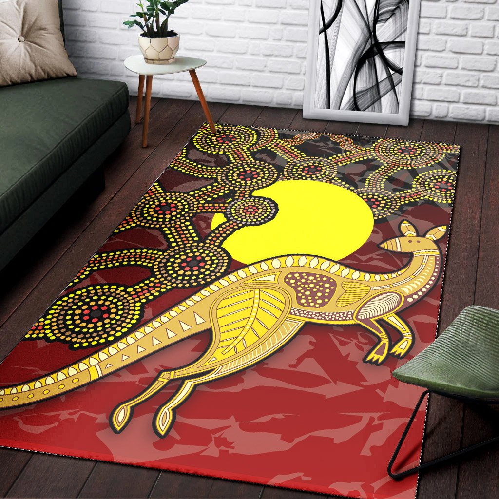 area-rug-australia-aboriginal-flag-and-kangaroo
