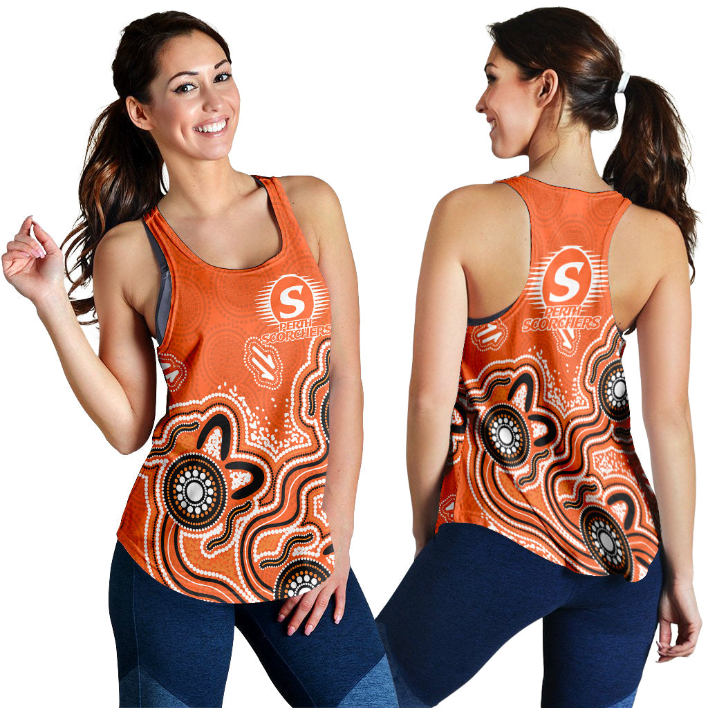 Perth Scorchers Women Tank Top - Aboriginal Art
