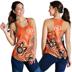 Perth Scorchers Women Tank Top - Aboriginal Art