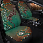 aboriginal-lizard-car-seat-covers-indigenous-dot-painting-art