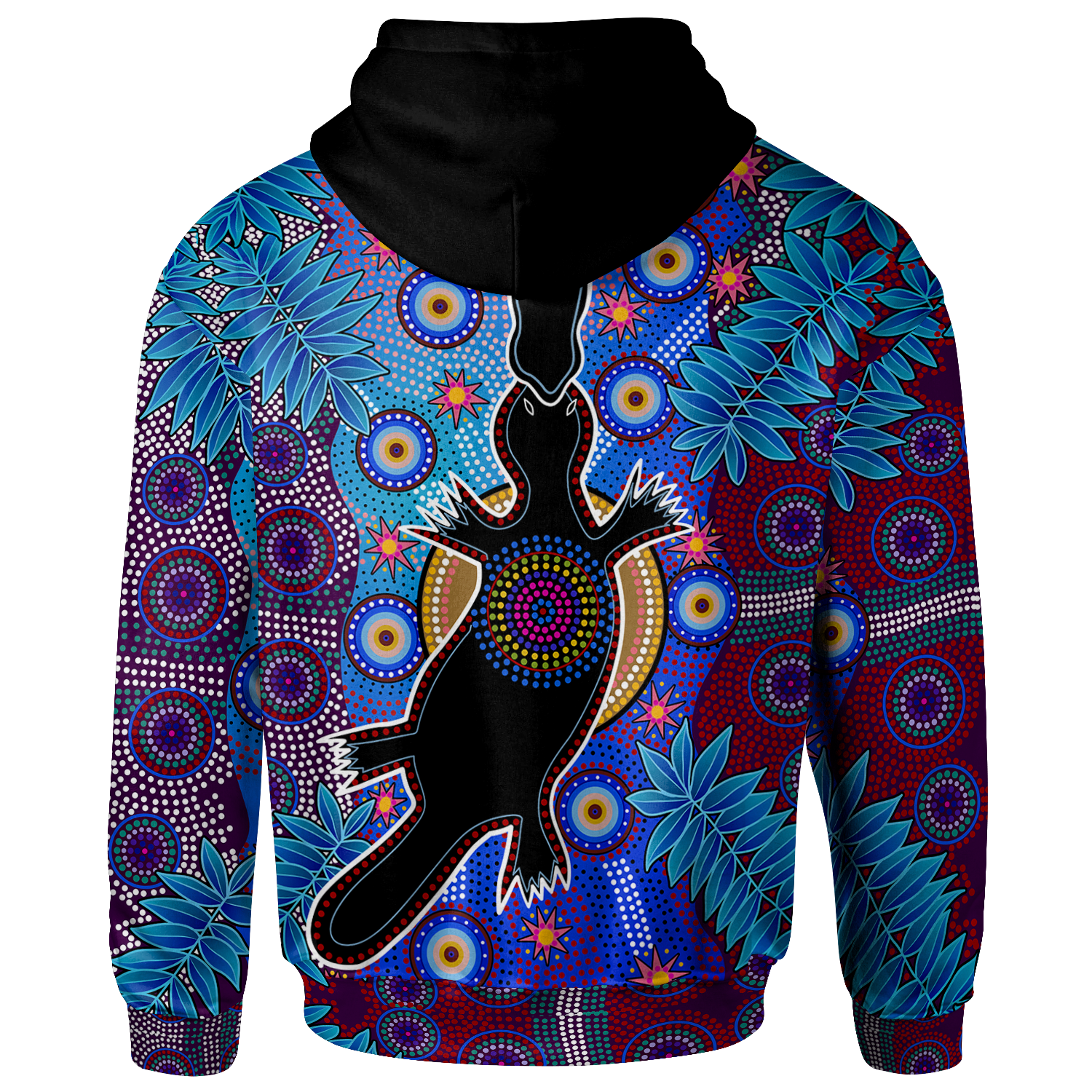aboriginal-zip-up-hoodie-indigenous-platypus