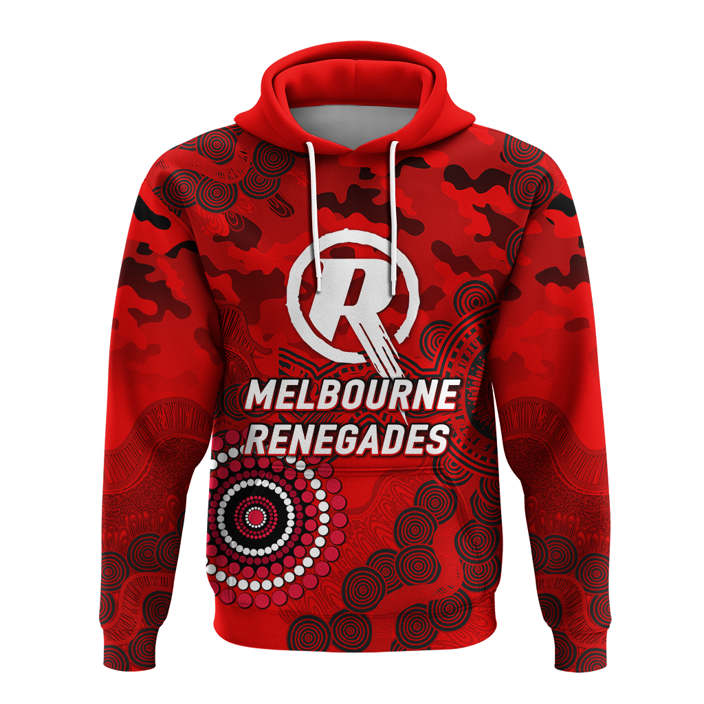 Melbourne Renegades ANZAC Day Aboriginal Hoodie - LT12