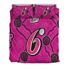 sydney-sixers-bedding-set-aboriginal-dot-painting
