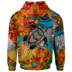 aboriginal-personalised-zip-up-hoodie-turtle-indigenous-art