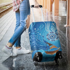 luggage-cover-aboriginal-view-sea-with-fish-and-boat