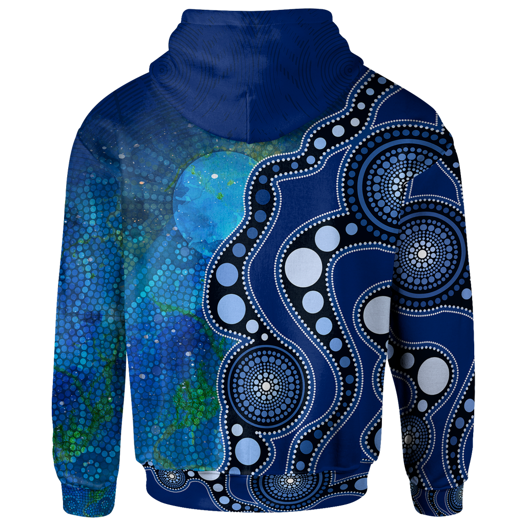 kid-aboriginal-hoodie-australia-indigenous-flag-circle-dot-painting-art-blue