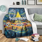 naidoc-week-cowboys-premium-blanket-aboriginal-dot-painting