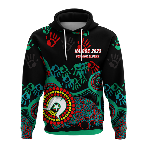 NAIDOC Week 2023 Aboriginal Art For Our Elders Hoodie - LT12