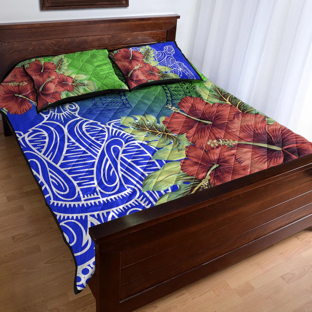 torres-strait-islanders-quilt-bed-set-ocean-hibiscus