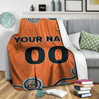 custom-personalised-brisbane-roar-blanket-indigenous-dot-painting-art
