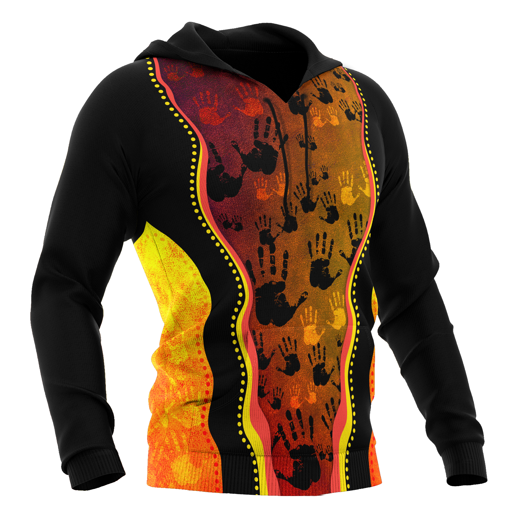 aboriginal-hoodie-aboriginal-rock-painting-hand-art-golden-style