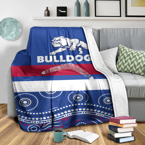 western-bulldogs-blanket-aboriginal-dot-painting