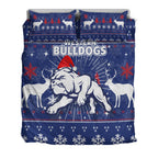 western-bulldogs-bedding-set-christmas-ugly-style