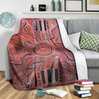 aboriginal-premium-blanket-indigenous-footprint-landscape