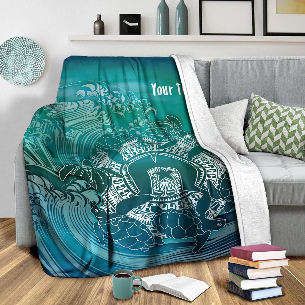 customaboriginal-premium-blanket-torres-strait-islands-in-wave