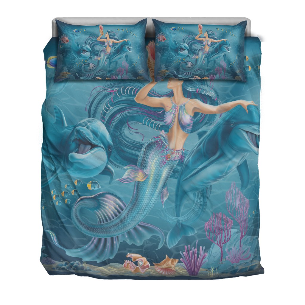 bedding-set-australia-beautiful-mermaid-with-dolphin