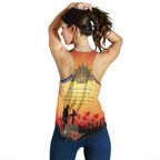 Anzac Day Woman's Racerback Tank - Lest We Forget - Vibe Hoodie