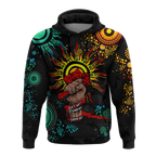 NAIDOC Week 2022 Aboriginal Art Unique Hoodie - LT12