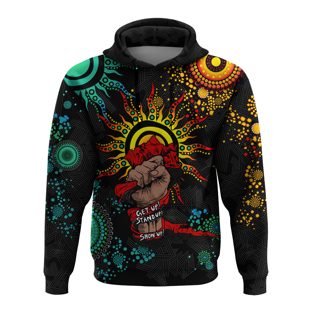 NAIDOC Week 2022 Aboriginal Art Unique Hoodie - LT12