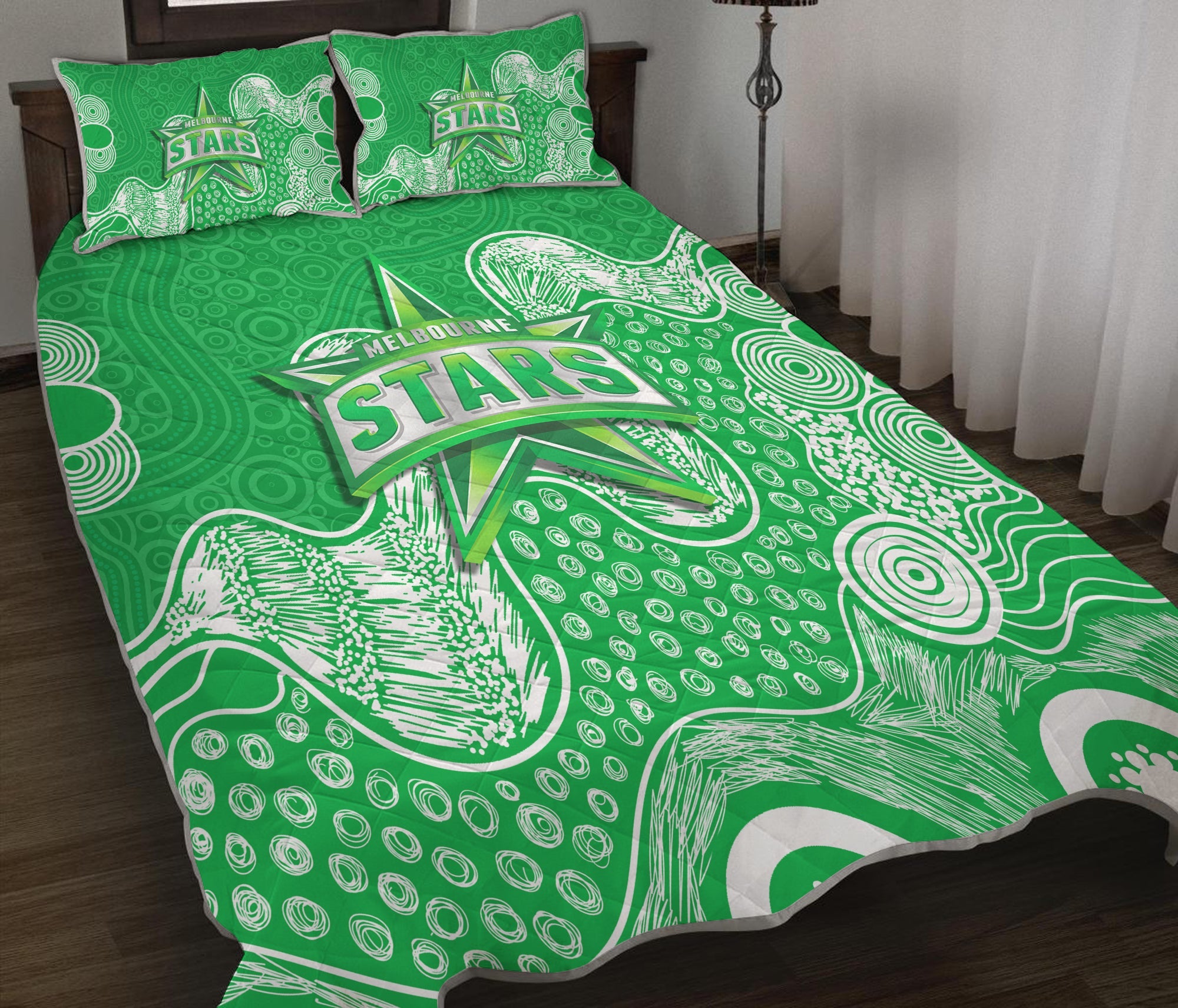 melbourne-stars-quilt-bed-set-aboriginal-style-of-dot