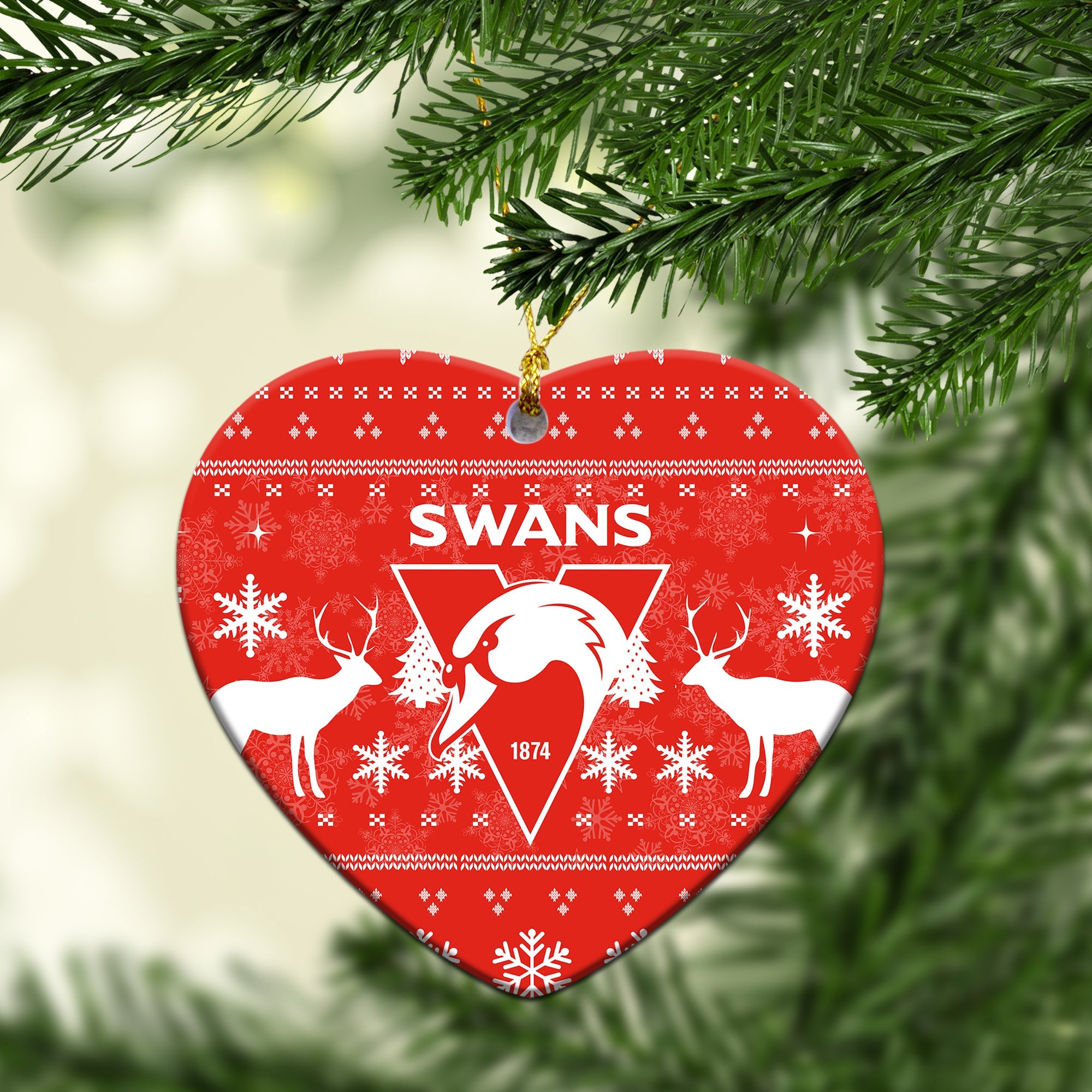 sydney-swans-christmas-ornament-christmas-ugly-style