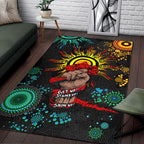 NAIDOC Week 2022 Aboriginal Art Unique Area Rug - LT12