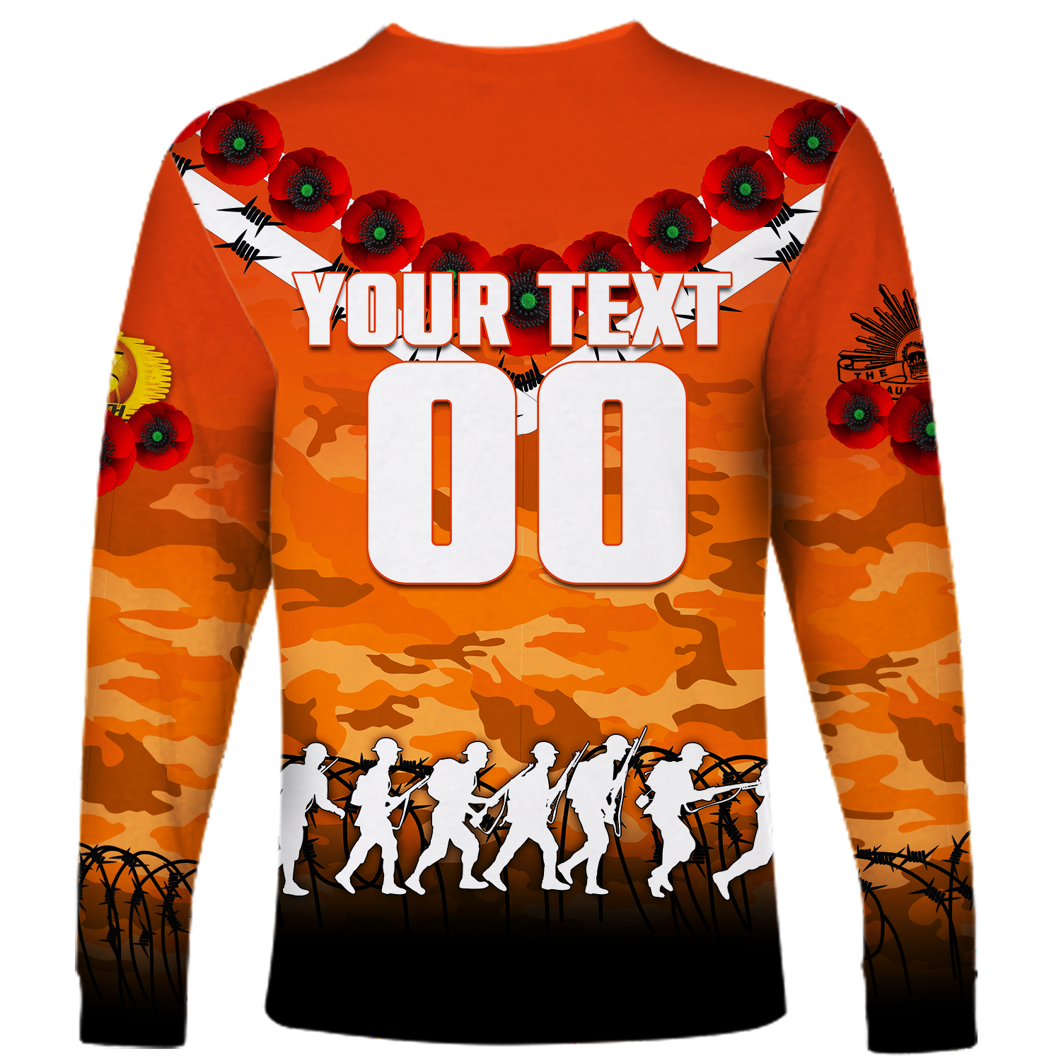 custom-personalised-perth-scorchers-anzac-2022-long-sleeve-shirt-camouflage-with-poppy