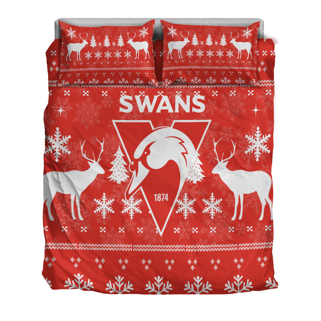 sydney-swans-bedding-set-christmas-ugly-style