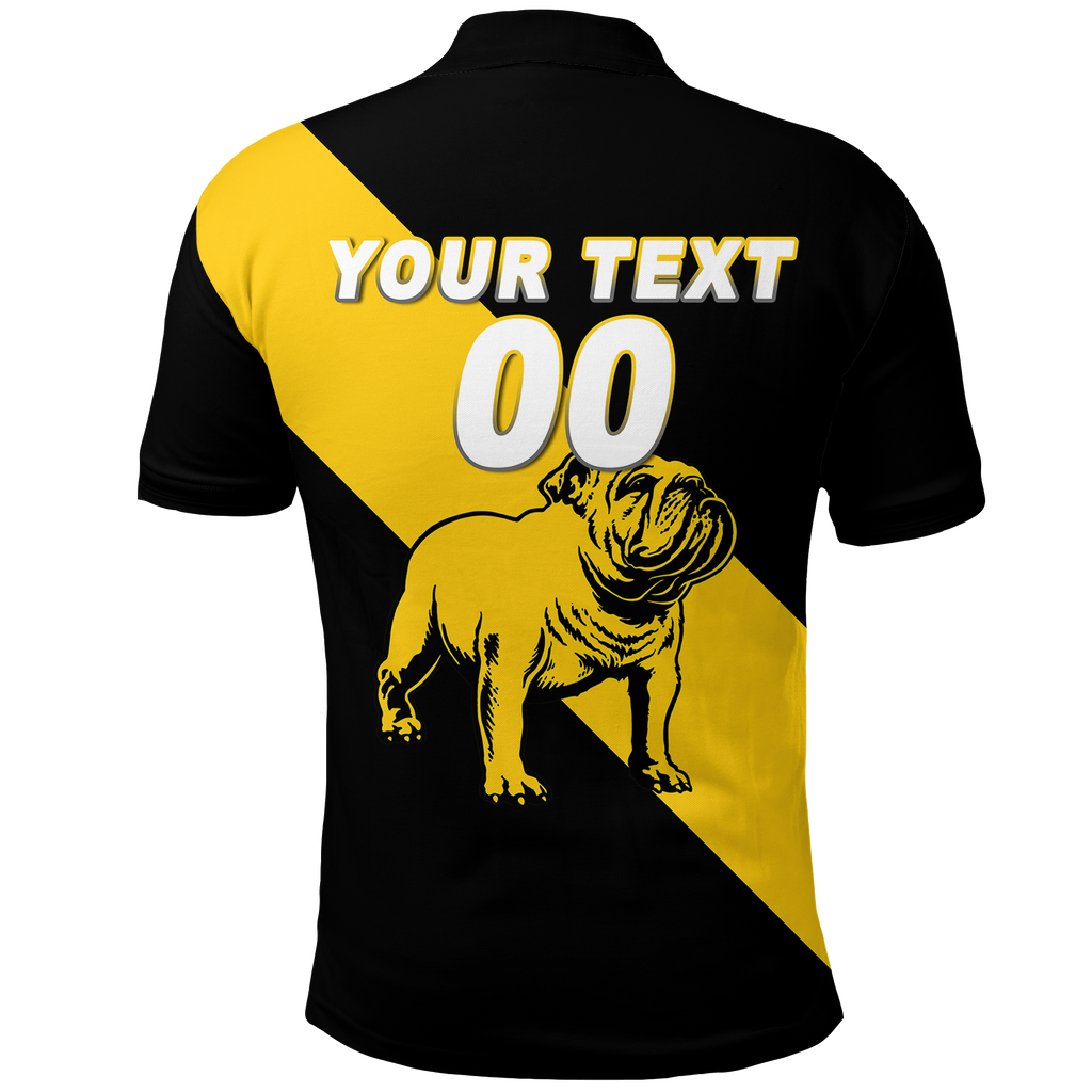 (Custom Personalised) Bulldogs Bunbury Football 2022 Polo Shirt - LT12