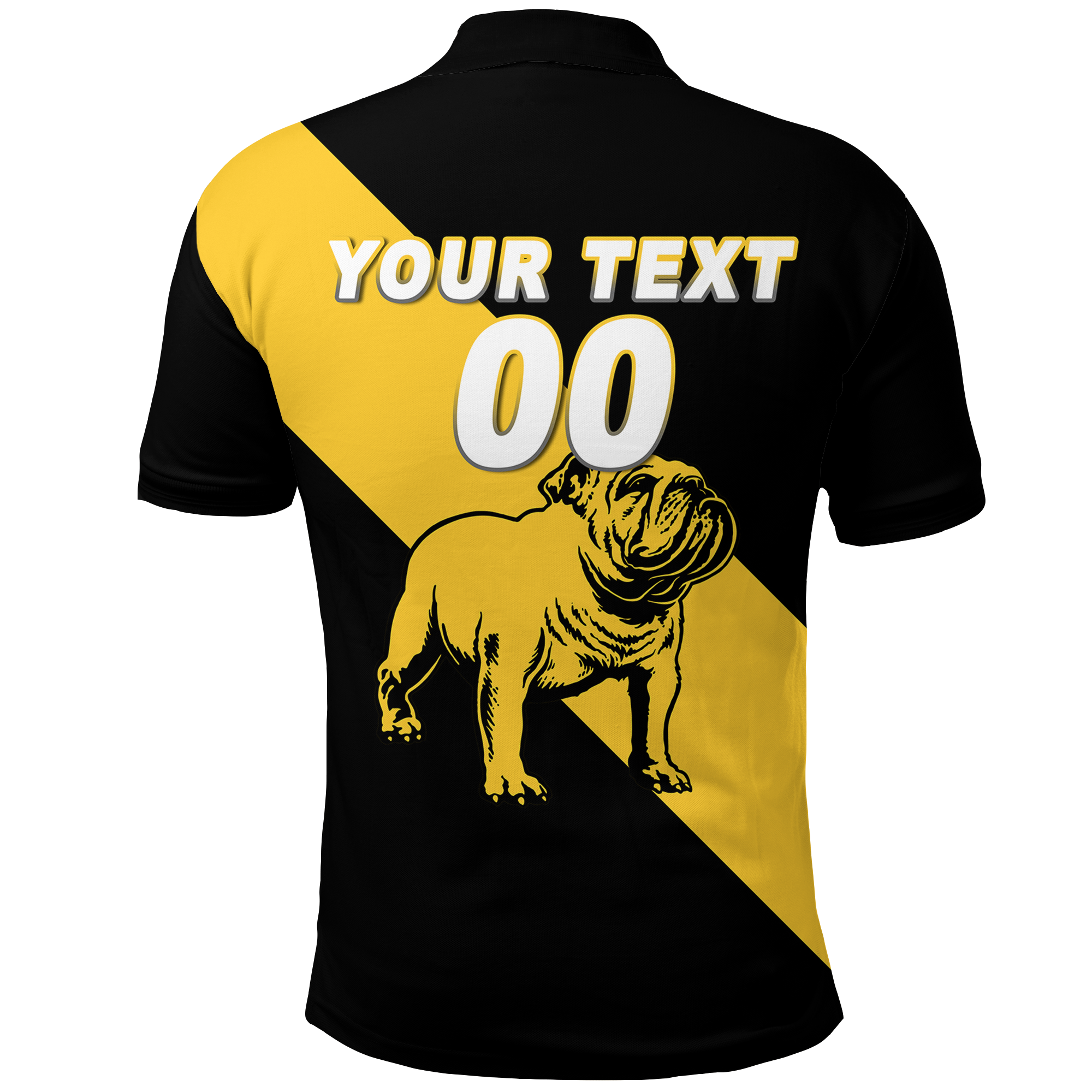 (Custom Personalised) Bulldogs Bunbury Football 2022 Polo Shirt - LT12