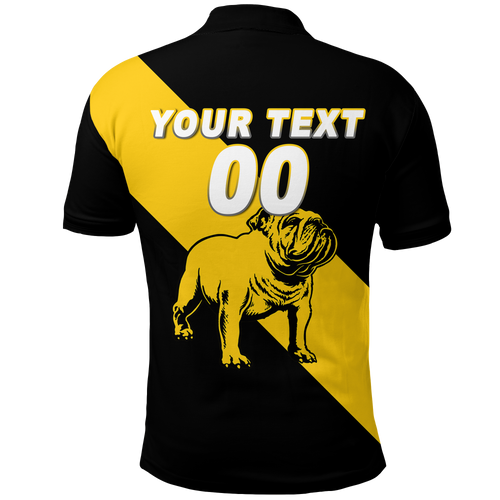 (Custom Personalised) Bulldogs Bunbury Football 2022 Polo Shirt - LT12