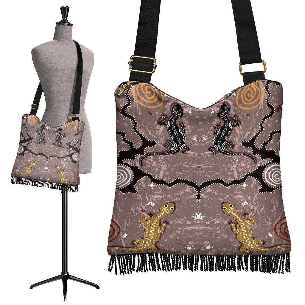 boho-handbag-lizard-family-aboriginal-pattern