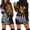 leo-zodiac-style-maori-hoodie-dress-orange-lion