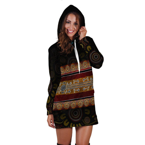 hoodie-dress-aboriginal-dot-panting-art-horizontal-lines